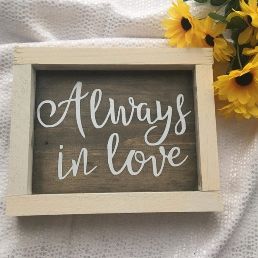 Hand Crafted | Love Sign Home Decor